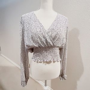 Dalmatian Smocked Top || WORN ONCE || PERFECT CONDITION ||